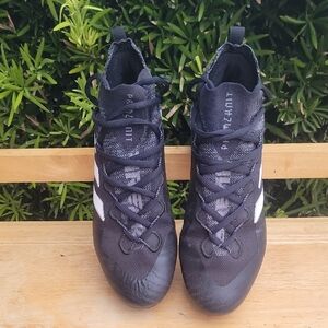 adidas Black and White Sports Cleats